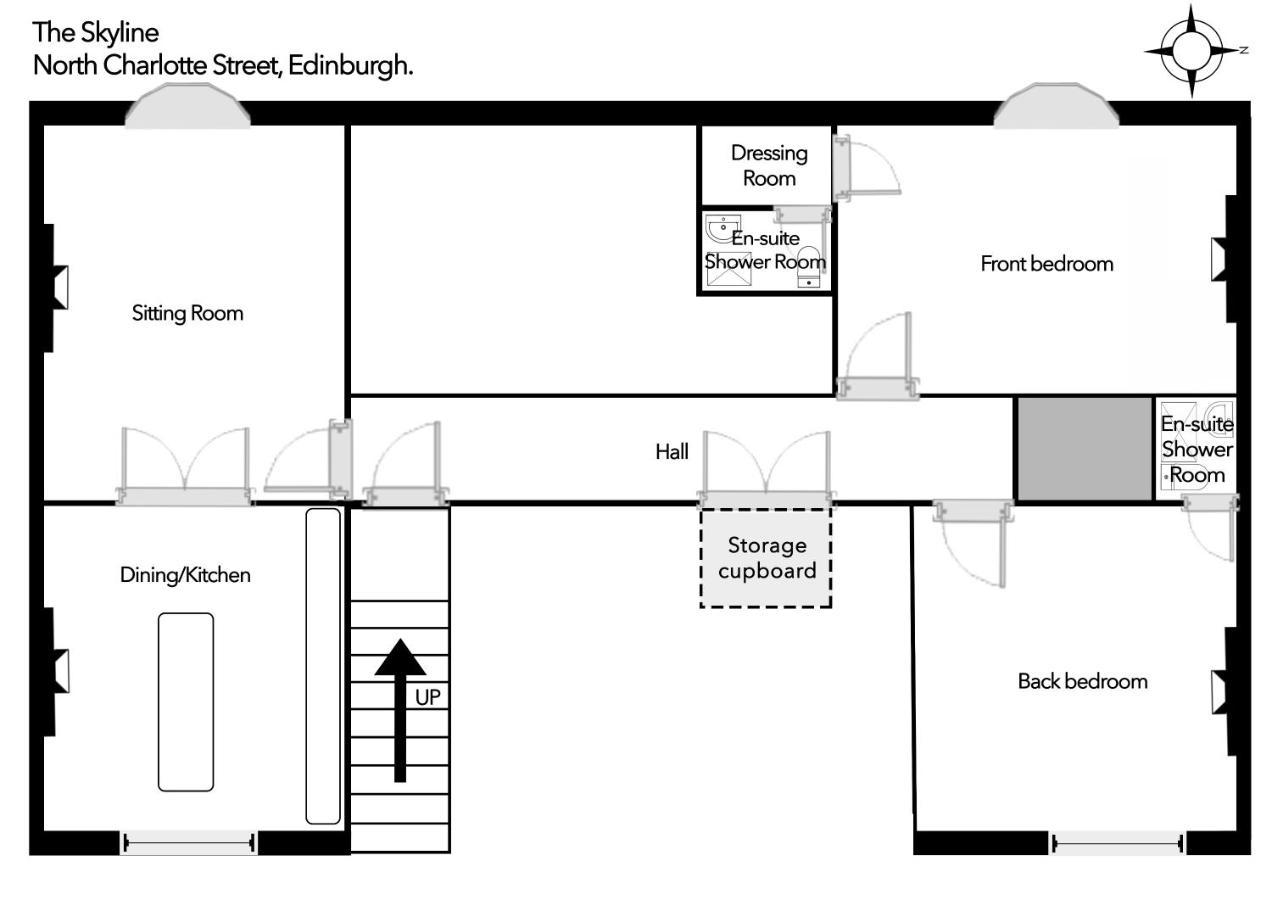 Ferienwohnung The Skyline - The Edinburgh Address Exterior foto